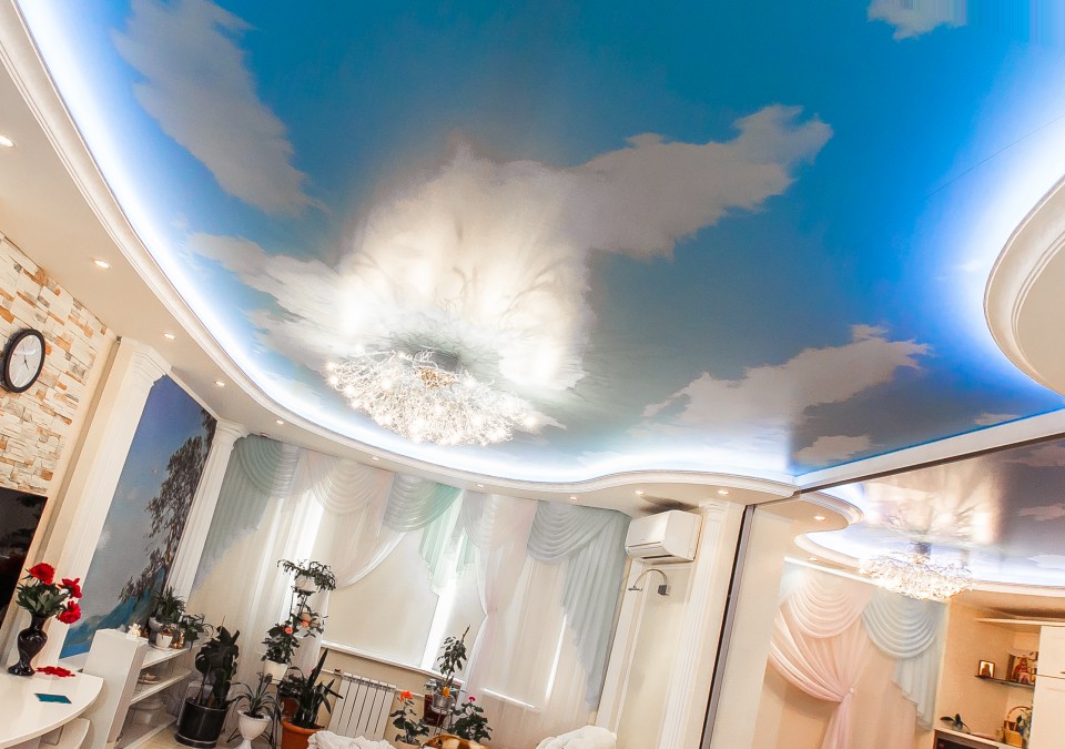 Заказать потолок с фотопечатью в г. Гороховец